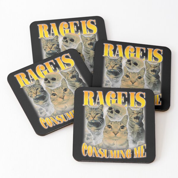 Item preview, Rage Is Consuming Me Cat  designed and sold by AmetArt.