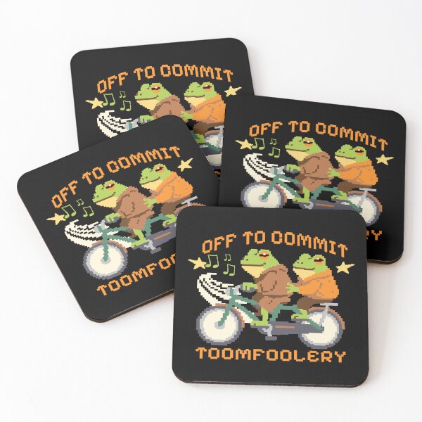 Item preview, Off to Commit Tomfoolery – Frog Duo designed and sold by dudelinart.