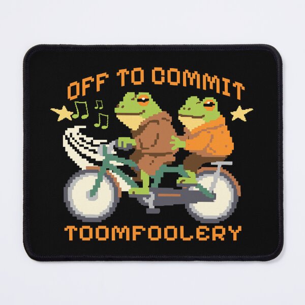 Item preview, Off to Commit Tomfoolery – Frog Duo designed and sold by dudelinart.