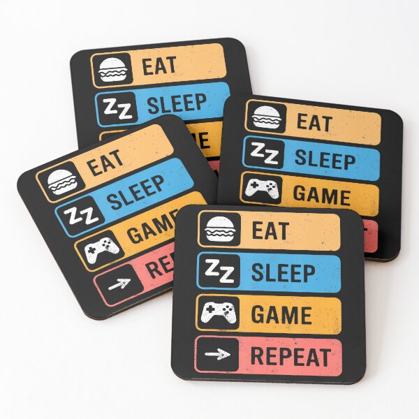 Item preview, Eat Sleep Game Repeat Retro Game Console Boys designed and sold by MavisJoseph.