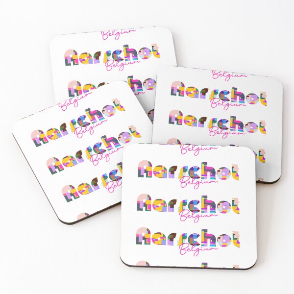 Item preview, Aarschot, Belgium, Vibrant Abstract City Typography Art designed and sold by Wanderful-roads.