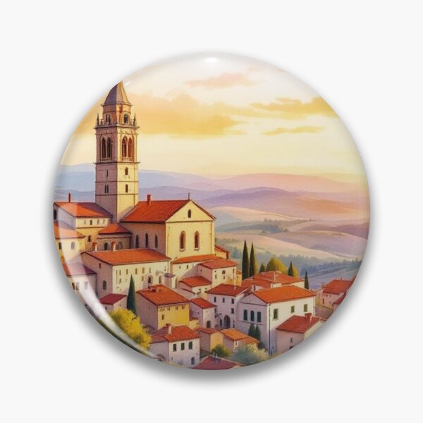 Item preview, A Provençal village bathed in lavender designed and sold by jefboutique6150.