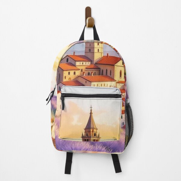 Item preview, A Provençal village bathed in lavender designed and sold by jefboutique6150.
