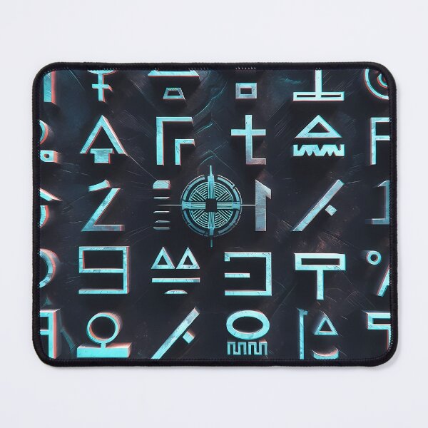 Item preview, Cyberpunk Egyptian Hieroglyphics, symmetrical textures (image size 8320x12480) designed and sold by Digital-Davinci.