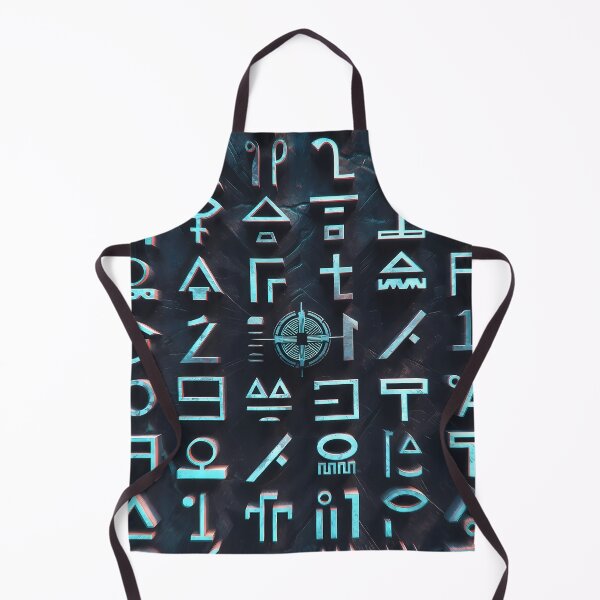 Item preview, Cyberpunk Egyptian Hieroglyphics, symmetrical textures (image size 8320x12480) designed and sold by Digital-Davinci.