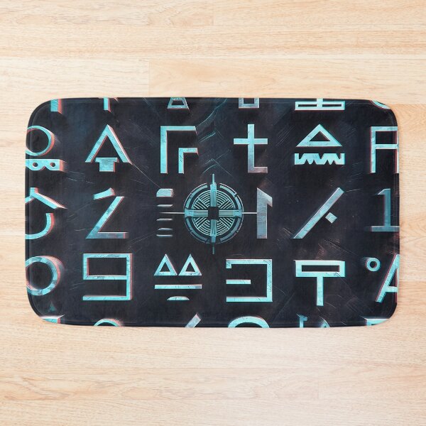 Item preview, Cyberpunk Egyptian Hieroglyphics, symmetrical textures (image size 8320x12480) designed and sold by Digital-Davinci.