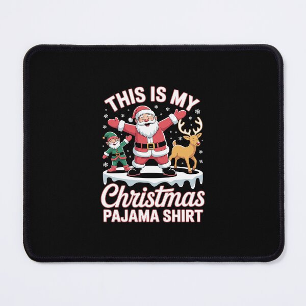 Item preview, This Is My Christmas Pajama Dabbing Santa Elf Pajama designed and sold by dainegilbert.