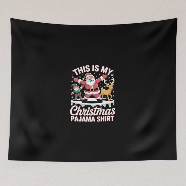 Item preview, This Is My Christmas Pajama Dabbing Santa Elf Pajama  designed and sold by dainegilbert.