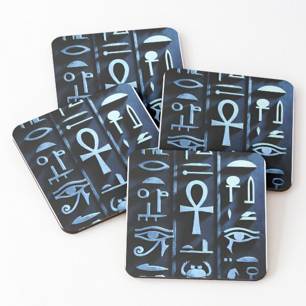 Item preview, Cyberpunk Egyptian Hieroglyphics, symmetrical textures (image size 8320x12480) designed and sold by Digital-Davinci.