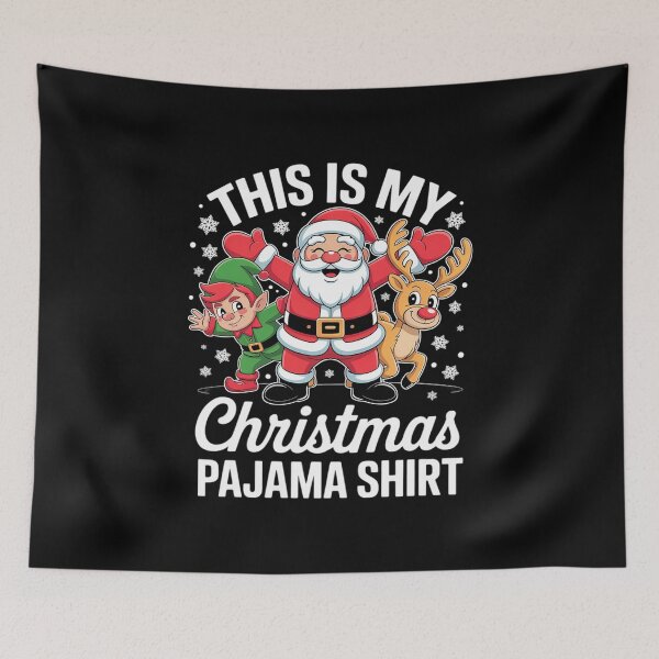Item preview, This Is My Christmas Pajama Dabbing Santa Elf Pajamas  designed and sold by Belkisallen.