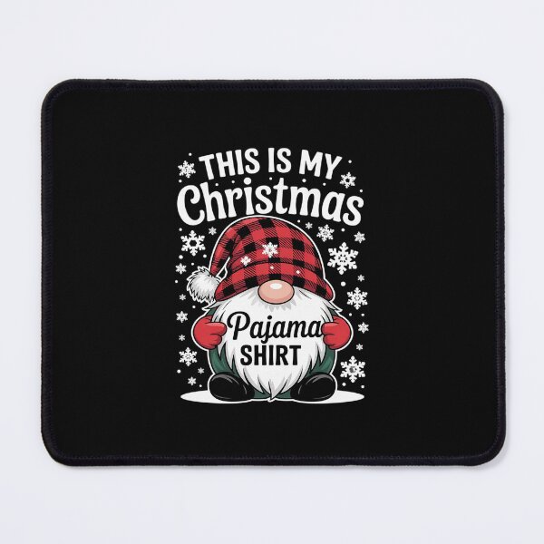 Item preview, This Is My Christmas Pajama Gnome Xmas Red Plaid Men Women designed and sold by dainegilbert.