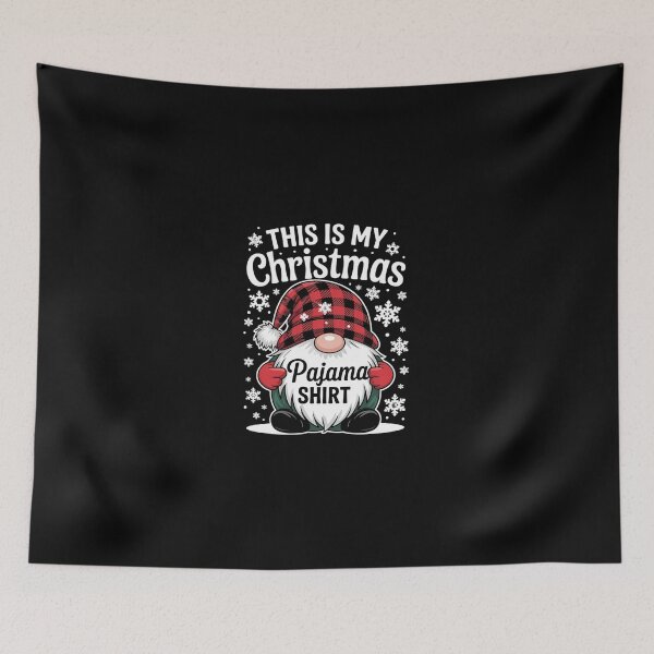 Item preview, This Is My Christmas Pajama Gnome Xmas Red Plaid Men Women  designed and sold by dainegilbert.