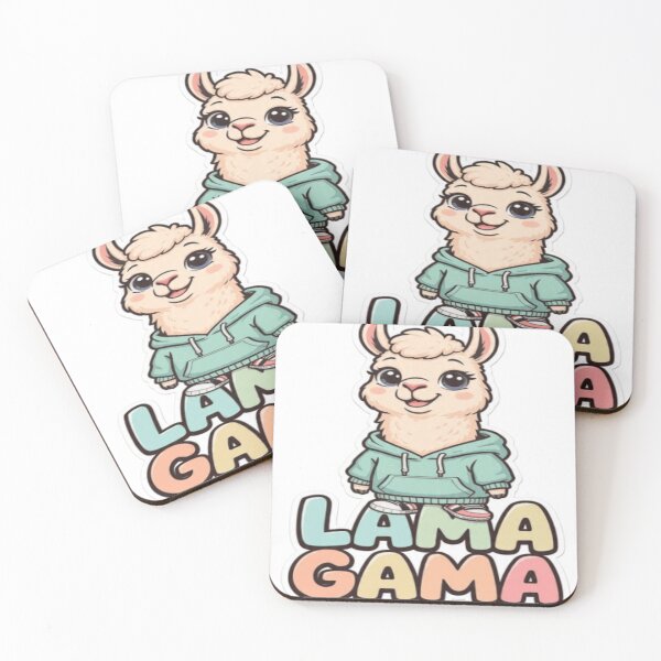 Item preview, Sudadera con capucha de Lama Gama, diseño de animales kawaii con estética pastel. designed and sold by MoDiga.