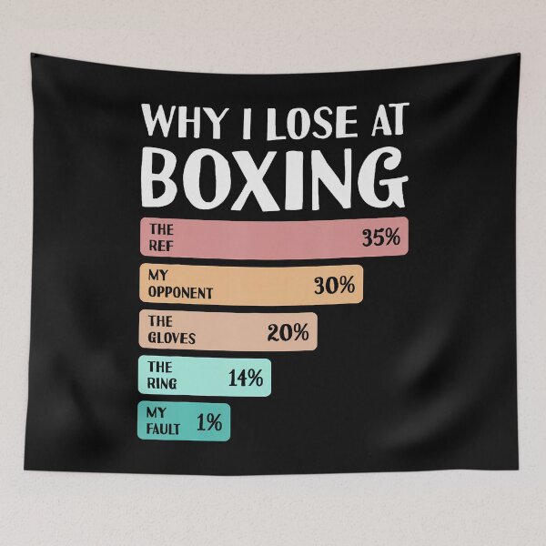 Item preview, Funny Why I Lose At Boxing designed and sold by AdellGretchen.