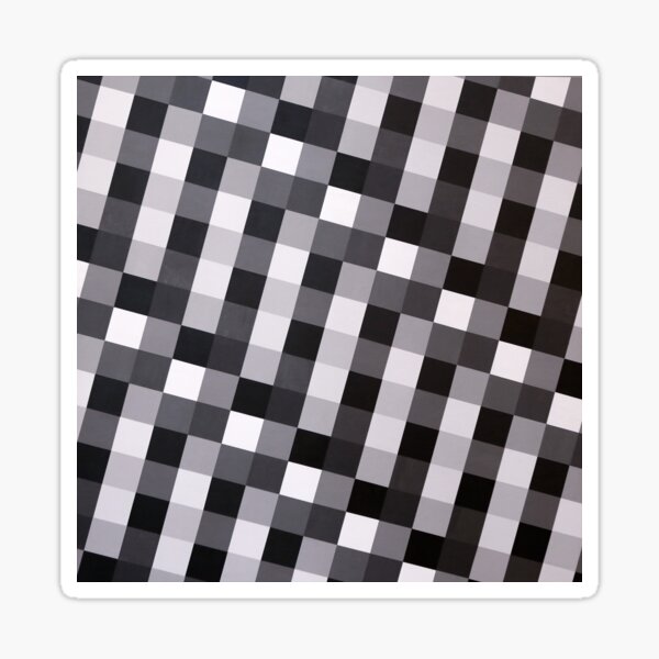Grayscale 75 Sticker