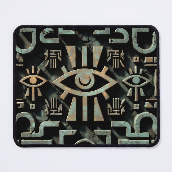 Item preview, Cyberpunk Egyptian Hieroglyphics, symmetrical textures (image size 8320x12480) designed and sold by Digital-Davinci.