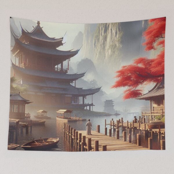 Item preview, Echoes of the Maple River designed and sold by calmgarden.
