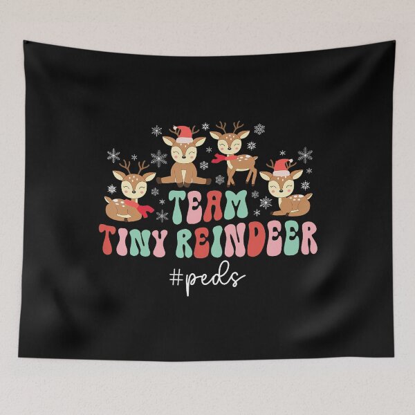 Item preview, Team Tiny Reindeer Peds Nurse Christmas Pediatric Nurse Xmas designed and sold by DollieMichele.