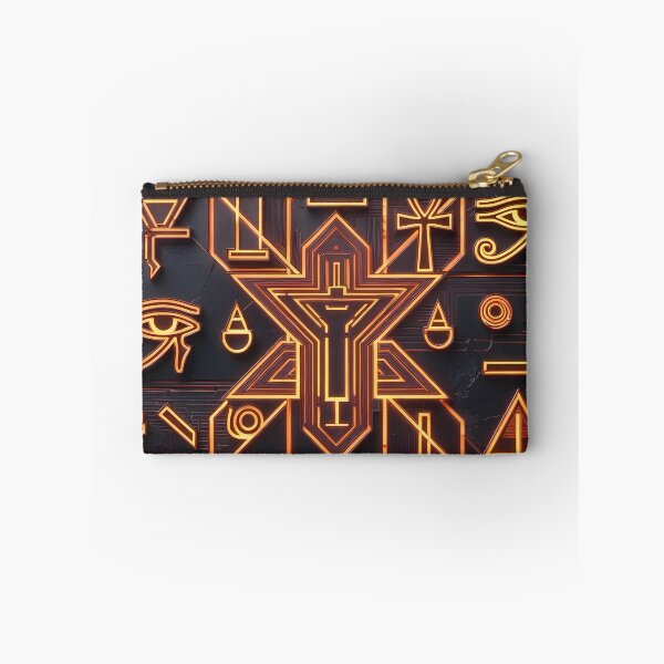 Item preview, Cyberpunk Egyptian Hieroglyphics, symmetrical textures (image size 8320x12480) designed and sold by Digital-Davinci.