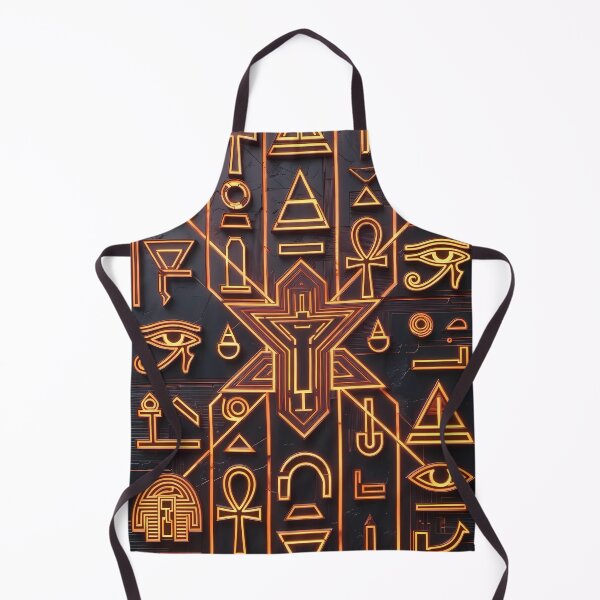 Item preview, Cyberpunk Egyptian Hieroglyphics, symmetrical textures (image size 8320x12480) designed and sold by Digital-Davinci.