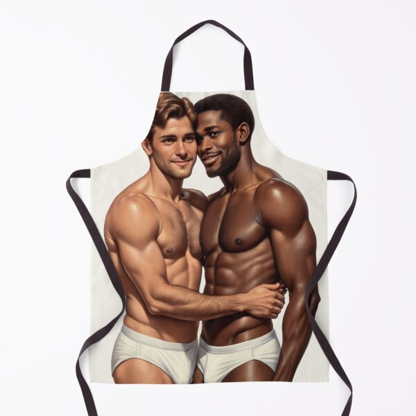 Item preview, Harmonious Embrace: A Portrait of United Masculinity designed and sold by gayishdesign.