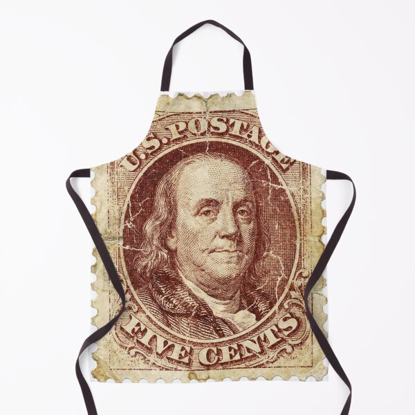 Item preview, Vintage Grunge Benjamin Franklin Stamp Art designed and sold by EverBranz-stor.