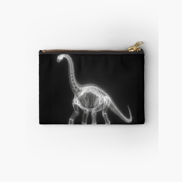 Item preview, Jurassic X-Ray: Brachiosaurus Dinosaur Skeleton Dark Mode designed and sold by t5uisiu.