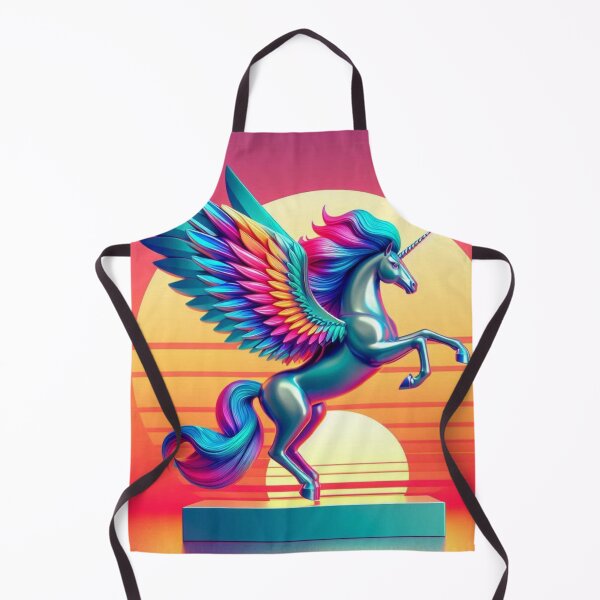 Item preview, Neon Alicorn – Surreal Sunset Fantasy Design designed and sold by Dogandesighn.