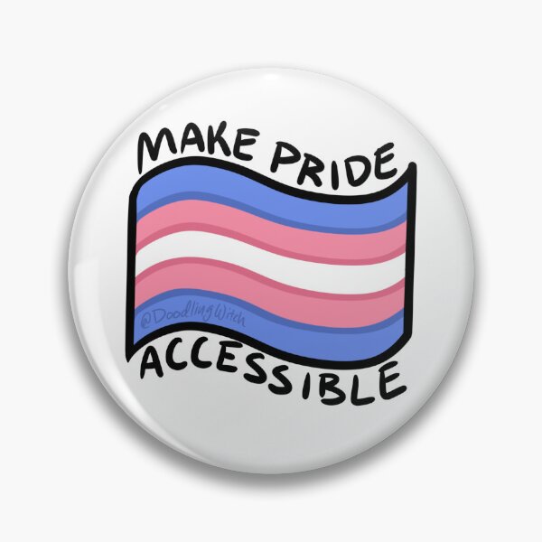 Item preview, Make Pride Accessible Trans Flag designed and sold by doodlingwitch.
