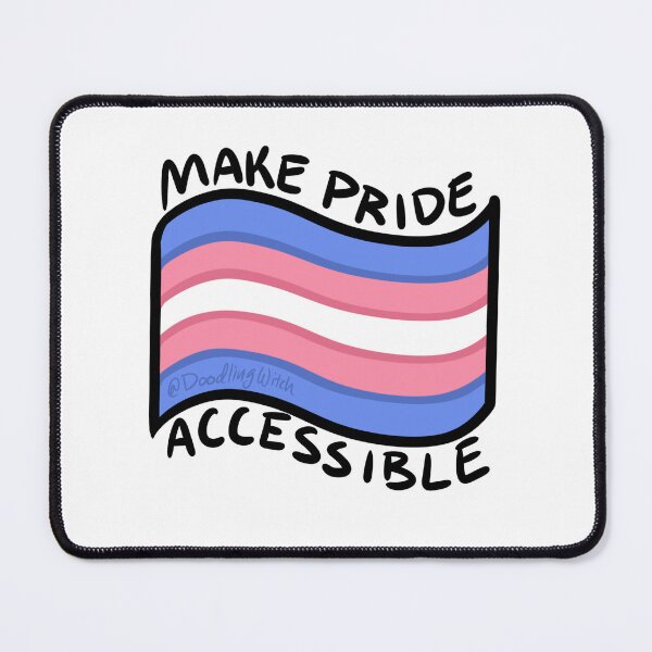 Item preview, Make Pride Accessible Trans Flag designed and sold by doodlingwitch.