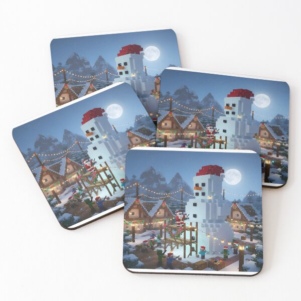 Artikelvorschau, Pixel-Riesen-Schneemann-Feier entworfen und verkauft von ReykorShop.