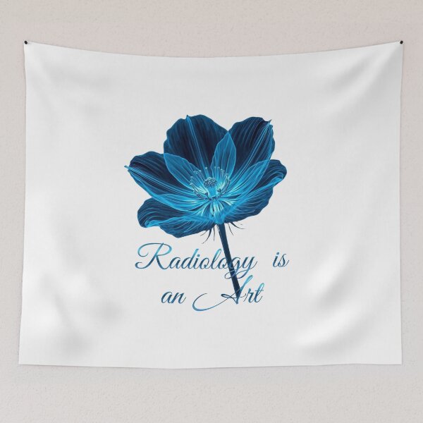 Item preview, Radiology Is an Art – X-Ray Flower Glow Design designed and sold by phiawdesign9.
