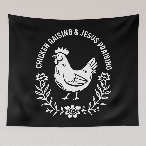 Item preview, Chicken Raising  Jesus Praising designed and sold by PatsyMargie.
