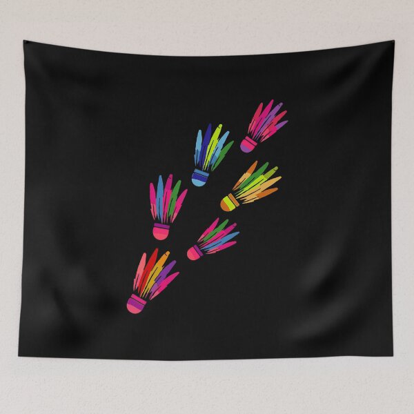 Item preview, Shuttlecock Badminton Colorful Players Man Women designed and sold by BeulahJoseph.