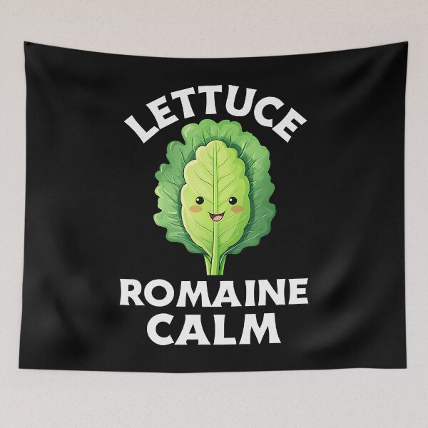 Item preview, Lettuce Romaine Calm Funny Vegetable Pun Men Women Veggie designed and sold by MarionCharleen.