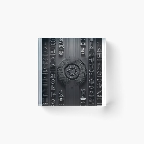 Item preview, Cyberpunk Egyptian Hieroglyphics, symmetrical textures (image size 8320x12480) designed and sold by Digital-Davinci.