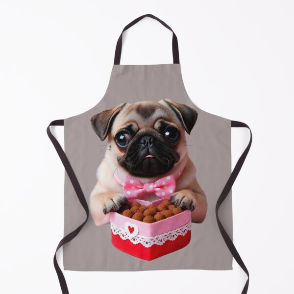 Item preview, Adorable Pug Dog Valentine Treat Box Illustration | Cute Puppy Love Gift designed and sold by GrumpySableye.