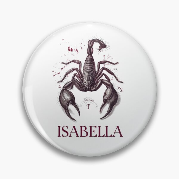 Item preview, Isabella Scorpio Zodiac Scorpion Etching Art designed and sold by AlexLineArt.