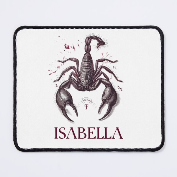 Item preview, Isabella Scorpio Zodiac Scorpion Etching Art designed and sold by AlexLineArt.
