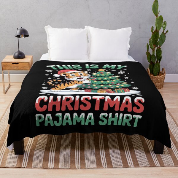 Item preview, This Is My Christmas Pajama Bengal Tiger Christmas designed and sold by THagBlue.