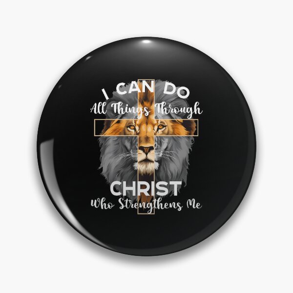 Item preview, I Can Do All Things Through Christ Christian Lion Faith designed and sold by MarionCharleen.