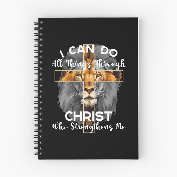 Item preview, I Can Do All Things Through Christ Christian Lion Faith designed and sold by MarionCharleen.