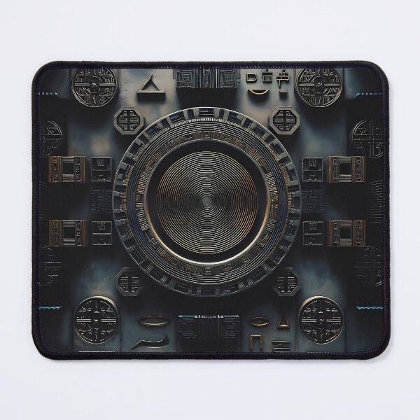 Item preview, Cyberpunk Egyptian Hieroglyphics, symmetrical textures (image size 8320x12480) designed and sold by Digital-Davinci.