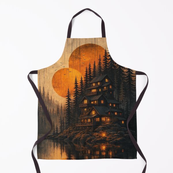 Item preview, Sanctuary of Twin Suns – Ethereal Forest Lodge Artwork designed and sold by WittyUnknown.
