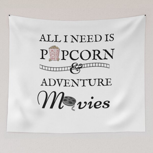 Item preview, All you need is popcorn and adventure movies designed and sold by TravelAl.