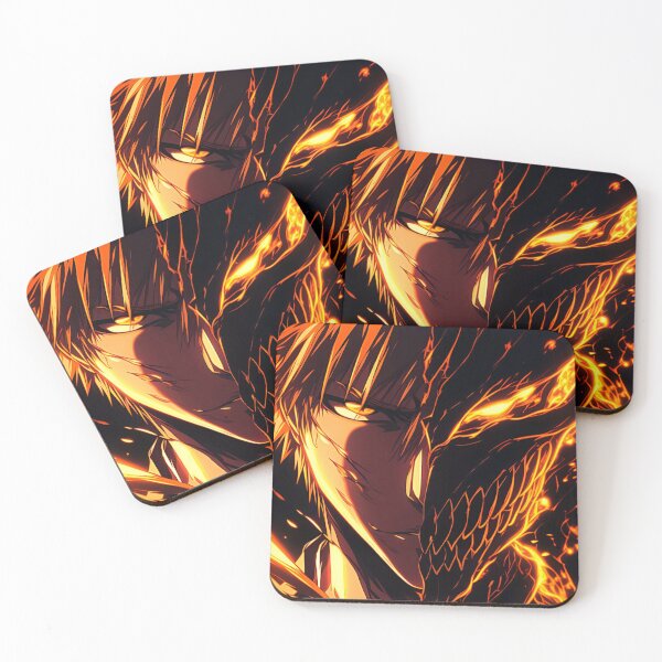 Item preview, Fiery Duality Warrior – Intense Flame Anime Portrait designed and sold by Dyan4.