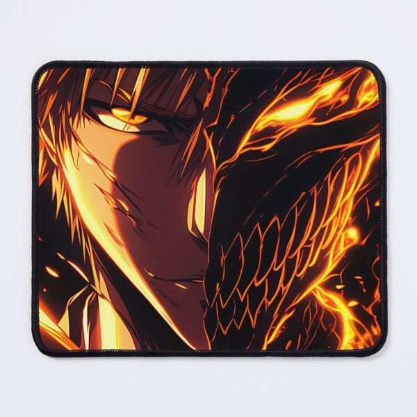 Item preview, Fiery Duality Warrior – Intense Flame Anime Portrait designed and sold by Dyan4.