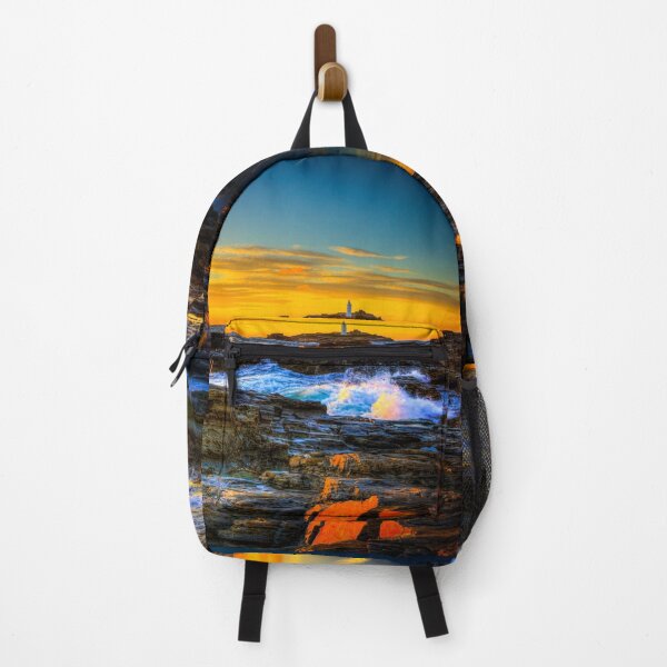 Item preview, Dramatic Coastal Sunset At Godrevy Lighthouse, Cornwall, England designed and sold by Paul Thompson Photography.
