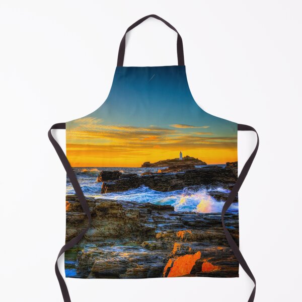 Item preview, Dramatic Coastal Sunset At Godrevy Lighthouse, Cornwall, England designed and sold by Paul Thompson Photography.