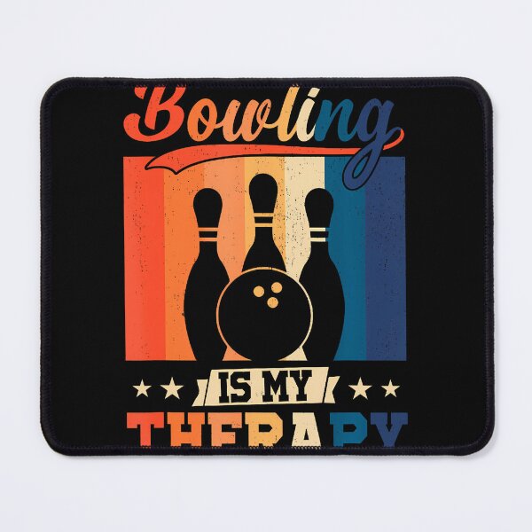 Item preview, Vintage Retro Bowling Is My Therapy Funny Player Team designed and sold by BarbaraLillie.